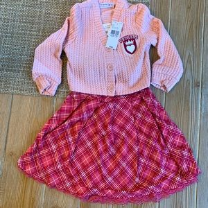 NWT! 2 piece set- dress & sweater girls 3T